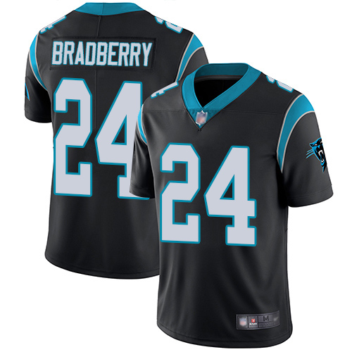 Carolina Panthers Limited Black Youth James Bradberry Home Jersey NFL Football #24 Vapor Untouchable->youth nfl jersey->Youth Jersey